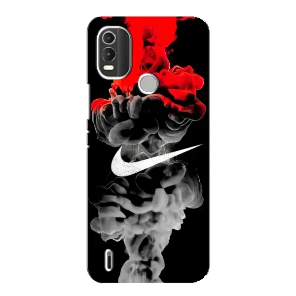 Чехол с рисунком «Nike дым» для Nokia C21 Plus
