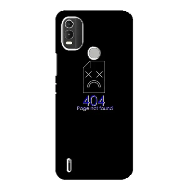 Чехол с рисунком «Ошибка 404» для Nokia C21 Plus
