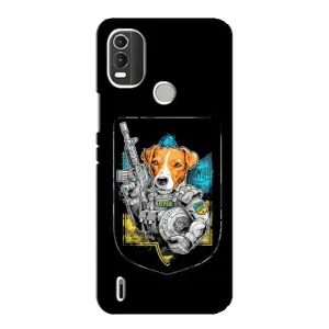 Чохол з принтом для Nokia C21 Plus (Патрон Воїн)