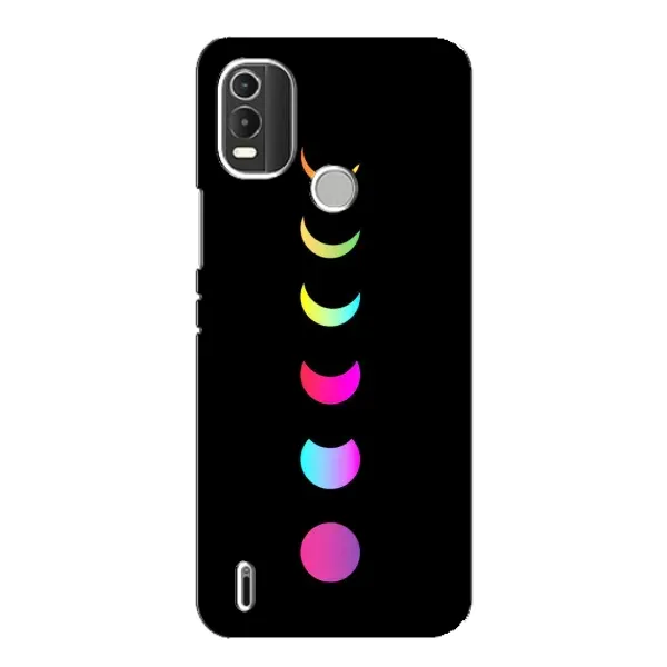 Чехол с рисунком «Полнолуние» для Nokia C21 Plus