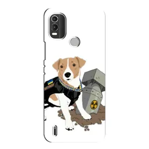 Чохол з принтом Песика Патрон для Nokia C21 Plus (Пес Патрон з ракетою)