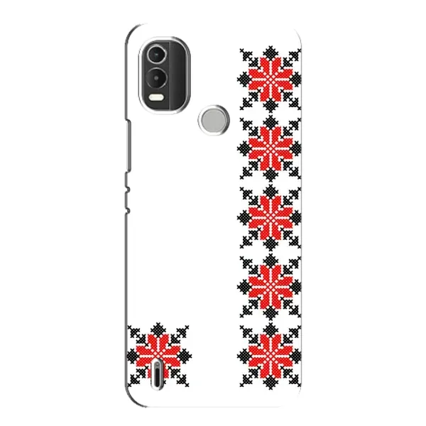Чехол с рисунком «Силуэт вышиванки» для Nokia C21 Plus Чехол с рисунком «Силуэт вышиванки» для Nokia C21 Plus