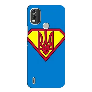 Чехол с картинкой (Патриотический ГЕРБ) на Nokia C21 Plus (Super - Герб)