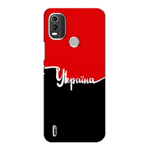 Чехлы УПА (Красно-Чёрный) на Nokia C21 Plus (Украина УПА)