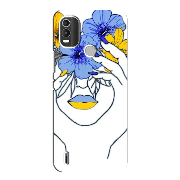 Чехол с рисунком «Украинка на всю голову» для Nokia C21 Plus Чехол с рисунком «Украинка на всю голову» для Nokia C21 Plus