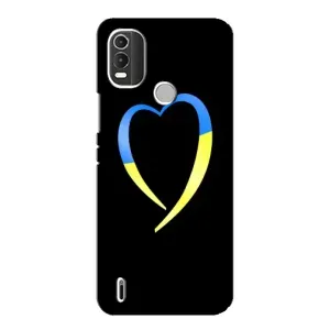 Силиконовый Чехол на Nokia C21 Plus (Я-Украина) (Украинское сердце)