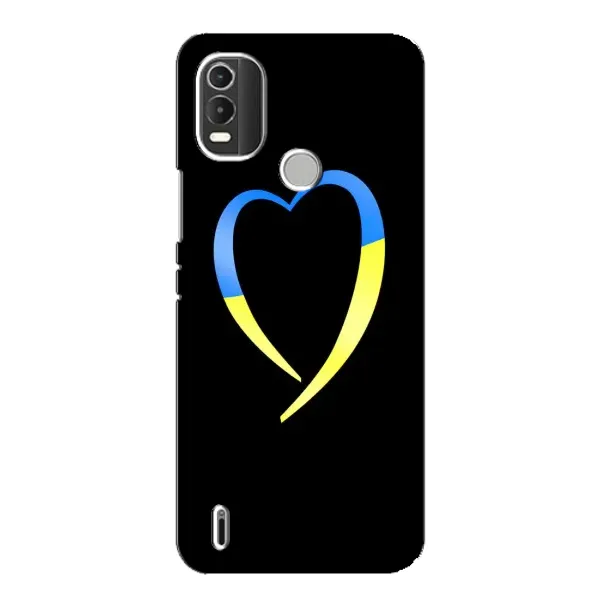 Чехол с рисунком «Украинское сердце» для Nokia C21 Plus Чехол с рисунком «Украинское сердце» для Nokia C21 Plus