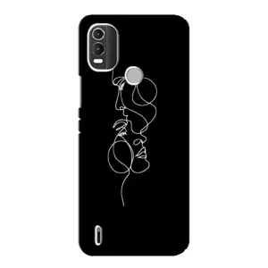 Силиконовые Чехлы Любимому человеку для Nokia C21 Plus (Влюбленная пара)