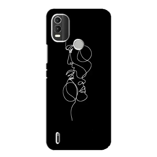 Чехол с рисунком «Влюбленная пара» для Nokia C21 Plus Чехол с рисунком «Влюбленная пара» для Nokia C21 Plus
