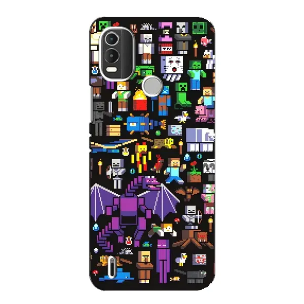Чехол с рисунком «Все персонажи» для Nokia C21 Plus