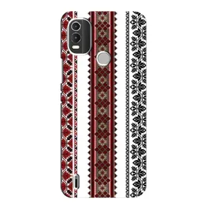 Силиконовый Чехол на Nokia C21 Plus с картинкой Вышиванки (Вышиваночки)