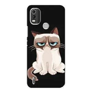Чехол на тематику: Коты для Nokia C21 Plus (Взгляд кота)