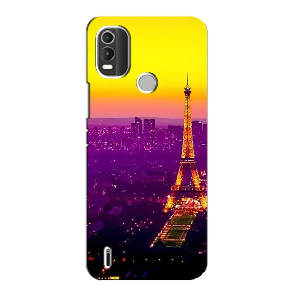 Чехол с рисунком «Яркая башня» для Nokia C21 Plus Чехол с рисунком «Яркая башня» для Nokia C21 Plus