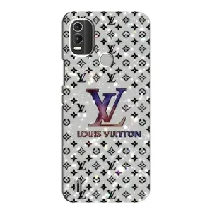 Чехол Стиль Louis Vuitton на Nokia C21 Plus (Яркий LV)