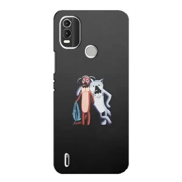 Чехол с рисунком «Шо, опять» для Nokia C21 Plus