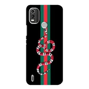 Чехлы Бренд GUCCI для Nokia C21 Plus (Змей Гуччи)