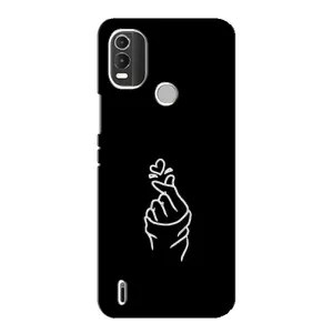 Чехлы (Знак сердечка) на Nokia C21 Plus (Знак Сердечка)
