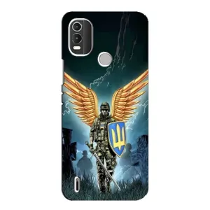 Патриотический Чехол для Nokia C21 Plus (ЗСУ з крильями)