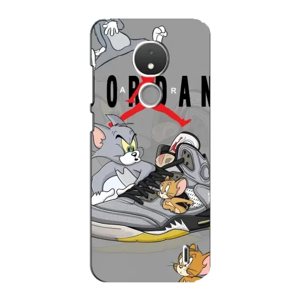 Чехол с рисунком «Air Jordan» для Nokia C21 Чехол с рисунком «Air Jordan» для Nokia C21