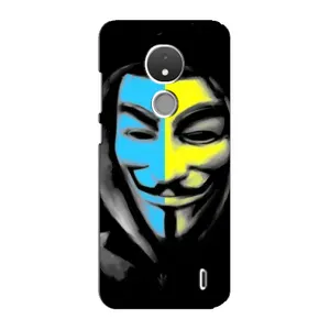 Чехол с Украинской символикой на Нокиа С21 (Анонимус патриот)