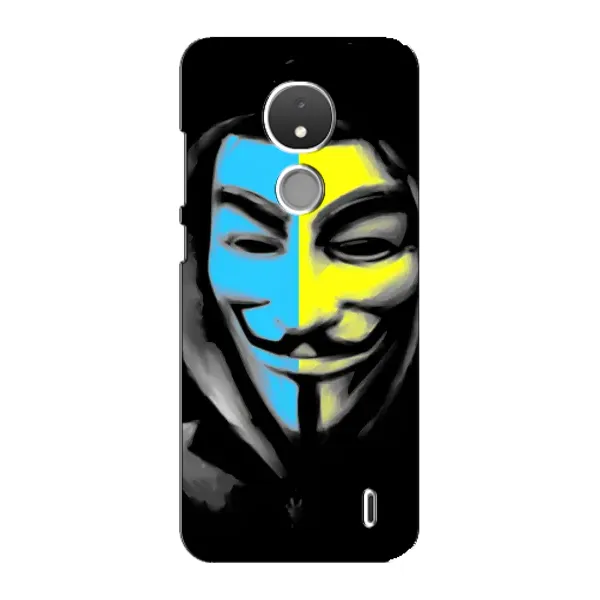 Чехол с рисунком «Анонимус патриот» для Nokia C21