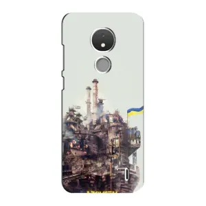 Чехлы на военную тематику для Nokia C21 (Азовсталь)