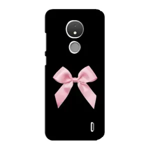 Чохол банти для Nokia C21 (Бант на чорному)