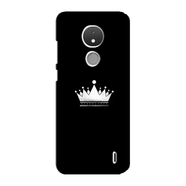 Чехол с рисунком «Белая корона» для Nokia C21