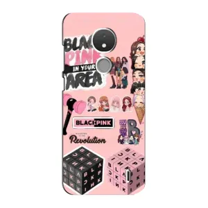Чохли з картинкою для Nokia C21 (BLACK PINK колаж)