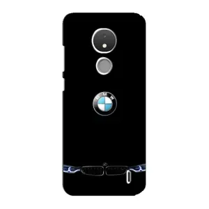 Силиконовый бампер с картинкой машины на Nokia C21 (Черный BMW)