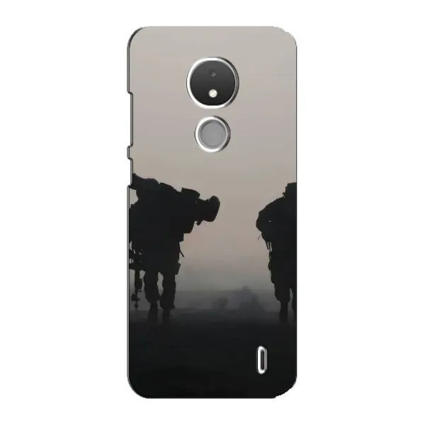 Чехол с рисунком «Бой солдат» для Nokia C21