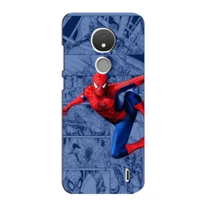 Силиконовый Чехол для Nokia C21 (Человек Паук)