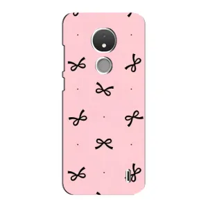 Чохол банти для Nokia C21 (Чорні бантики)