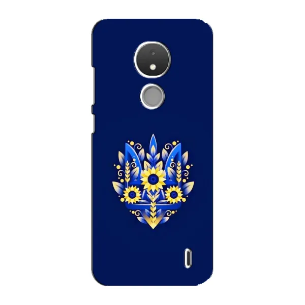 Чехол с рисунком «Цветущий Герб» для Nokia C21