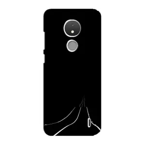 Чохол з картинками на чорному фоні для Nokia C21 (Дорога)