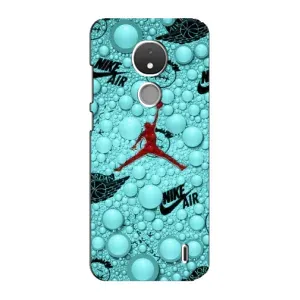 Силіконовый Чохол Nike Air Jordan на Нокіа С21 (Джордан Найк)