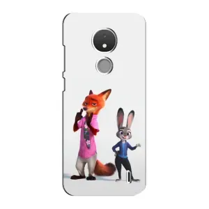 Силиконовый чехол с принтом Зоотрополіс для Nokia C21 (Джуди и Ник)
