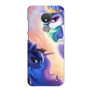 Чохол Unicorn на Nokia C21 (Єдиноріжки на хамарках)