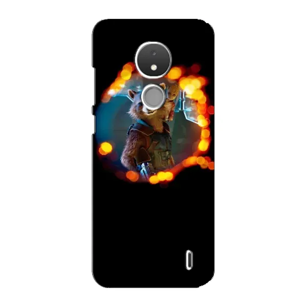 Чохол з малюнком «Енот Ракета» для Nokia C21