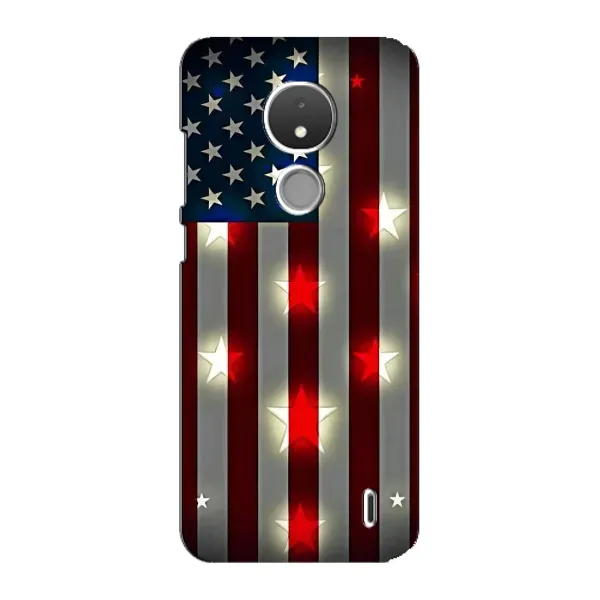 Чехол с рисунком «Флаг США 2» для Nokia C21