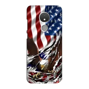 Чехол Флаг USA для Nokia C21 (Флаг USA)