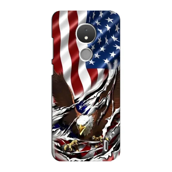Чехол с рисунком «Флаг USA» для Nokia C21