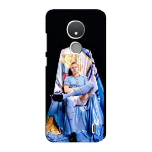 Чехлы с принтом для Nokia C21 Футболист (футболист Холанн)