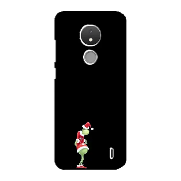 Чохол з малюнком «Грінч на чорному» для Nokia C21