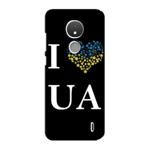 Силіконовий Чохол  на Nokia C21 (Я-Україна) (I Love UA)