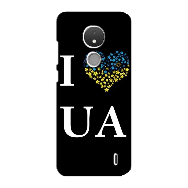 Чехол с рисунком «I Love UA» для Nokia C21