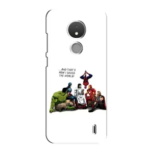 Чохол з малюнком «Ісус супергерой» для Nokia C21