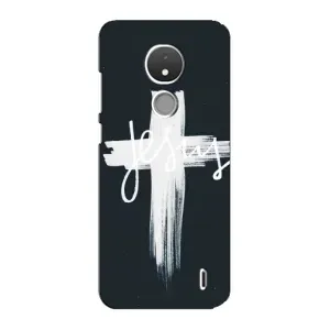 Чехлы для Нокиа С21 (Крест Иисуса) (Jesus)