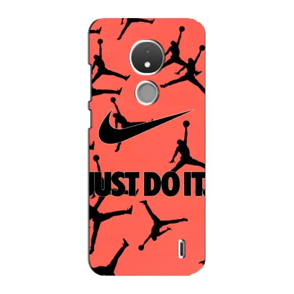 Чехол с рисунком «Just Do It» для Nokia C21 Чехол с рисунком «Just Do It» для Nokia C21