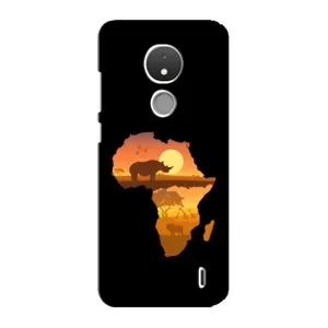 Летний Чехол на Nokia C21 (Карта)